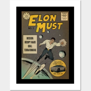 Elon occupying and terraforming Mars. Posters and Art